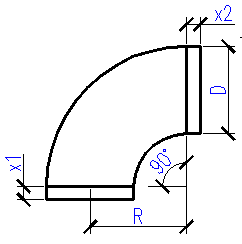 90-degree elbow